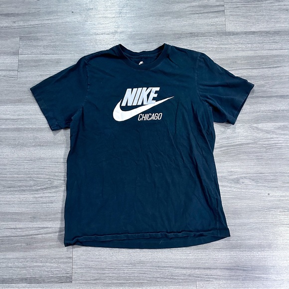 Nike Other - 3/$20⚡️ The Nike Tee Short Sleeve Black and Gray Nike Chicago T-Shirt